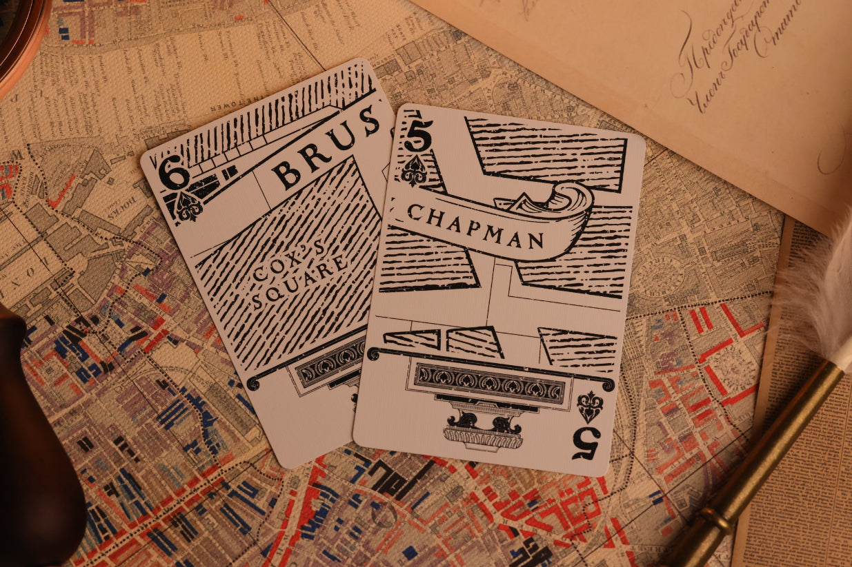 Jack the Ripper and Sherlock Holmes Skewer Edition Number Cards (Spades)