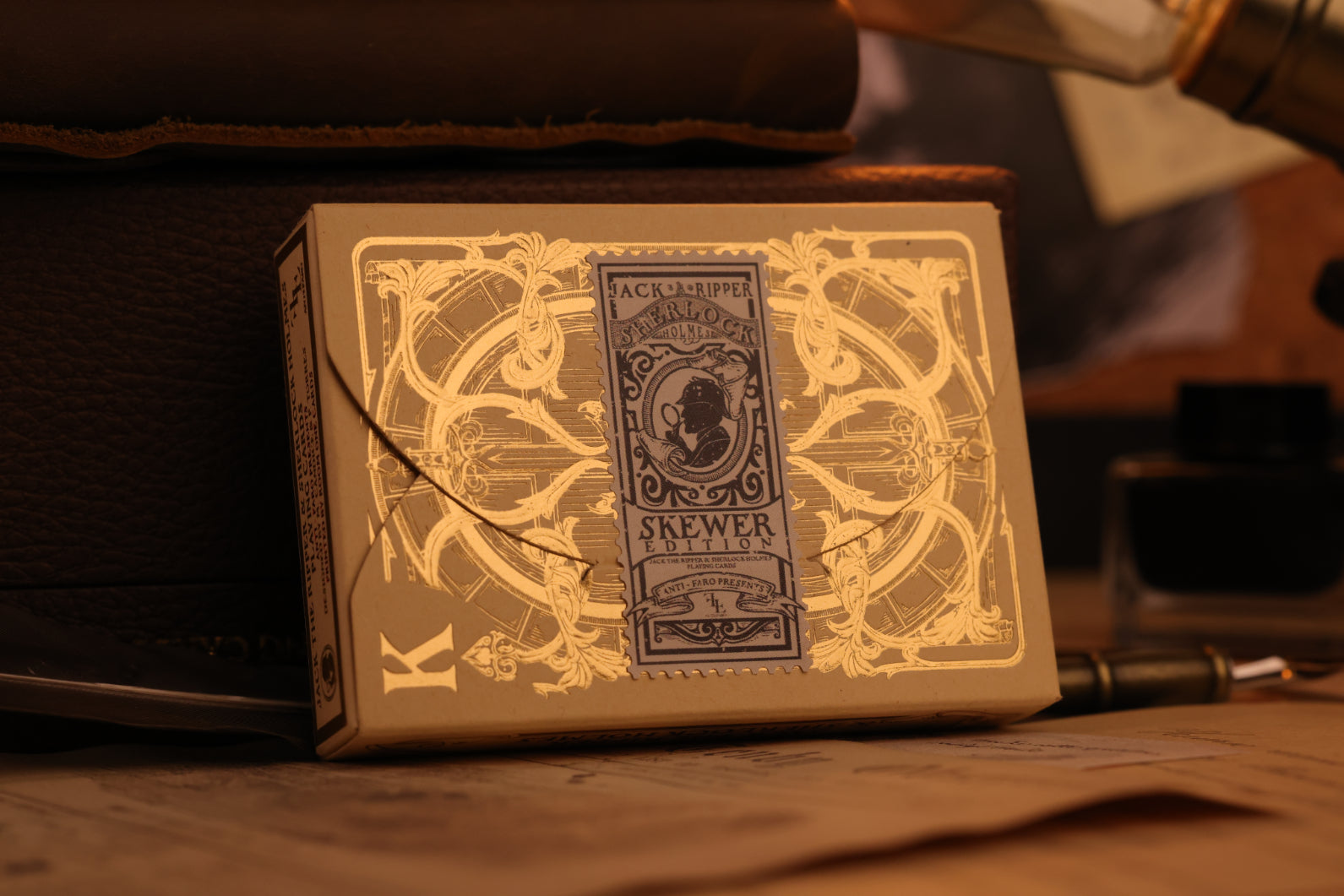 Jack the Ripper and Sherlock Holmes Skewer Edition Number Cards (Clubs)