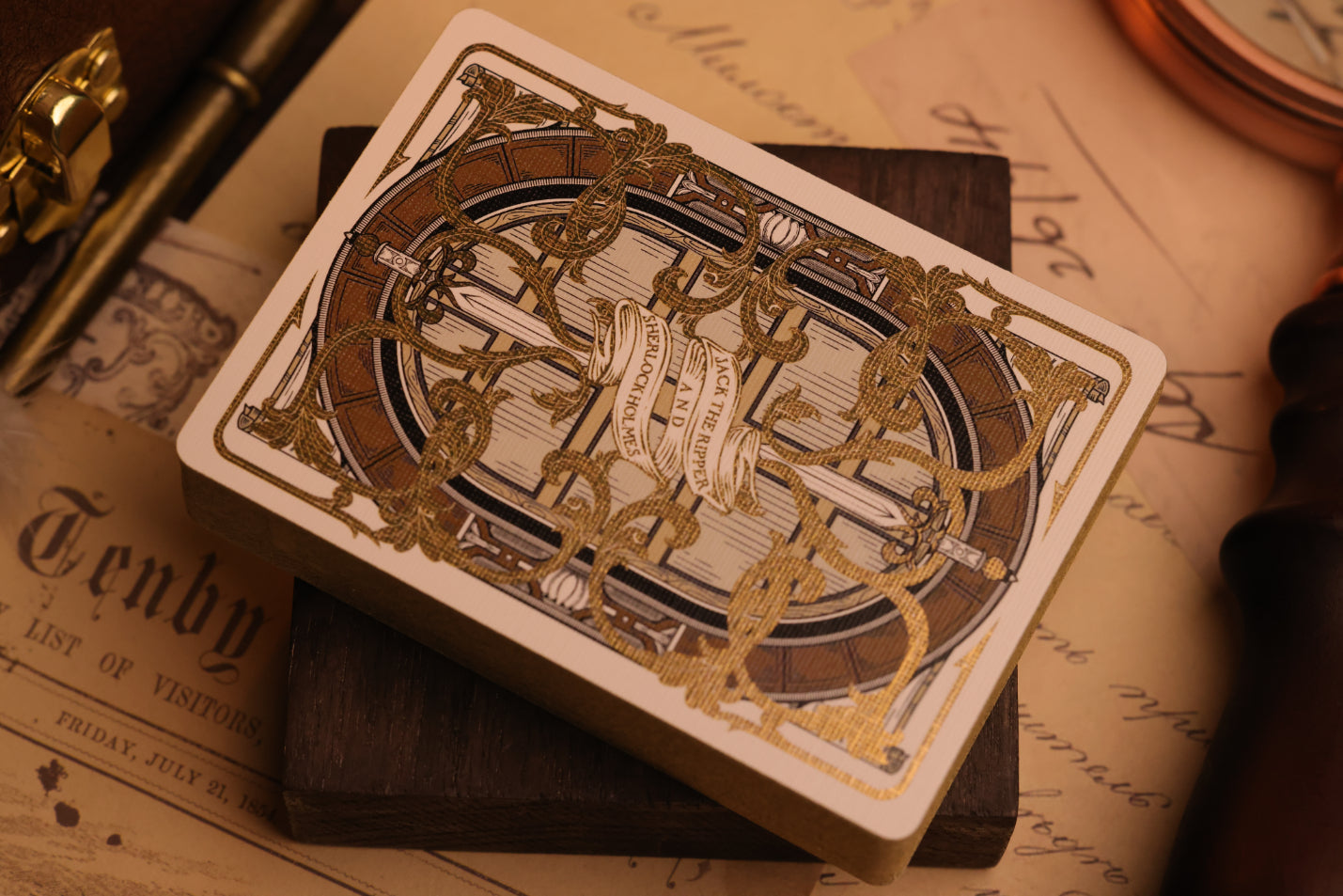 Jack the Ripper and Sherlock Holmes Castling Edition Card Back