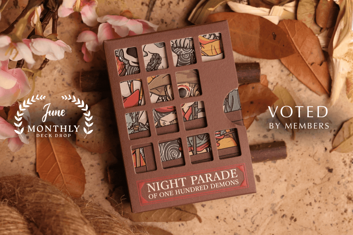 百鬼夜行 Hyakki Yagyō Playing Cards - YOKAI REALM Edition (June Monthly Deck Drop 15% off)
