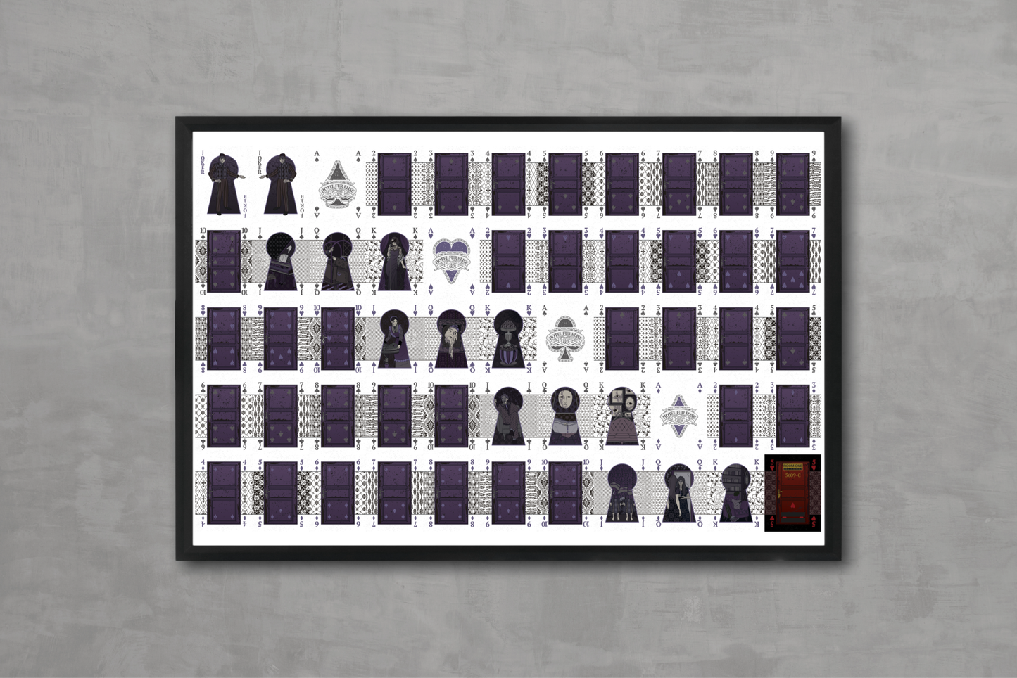 (PREORDER) Hotel Fur Elise Playing Cards - Uncut Sheet