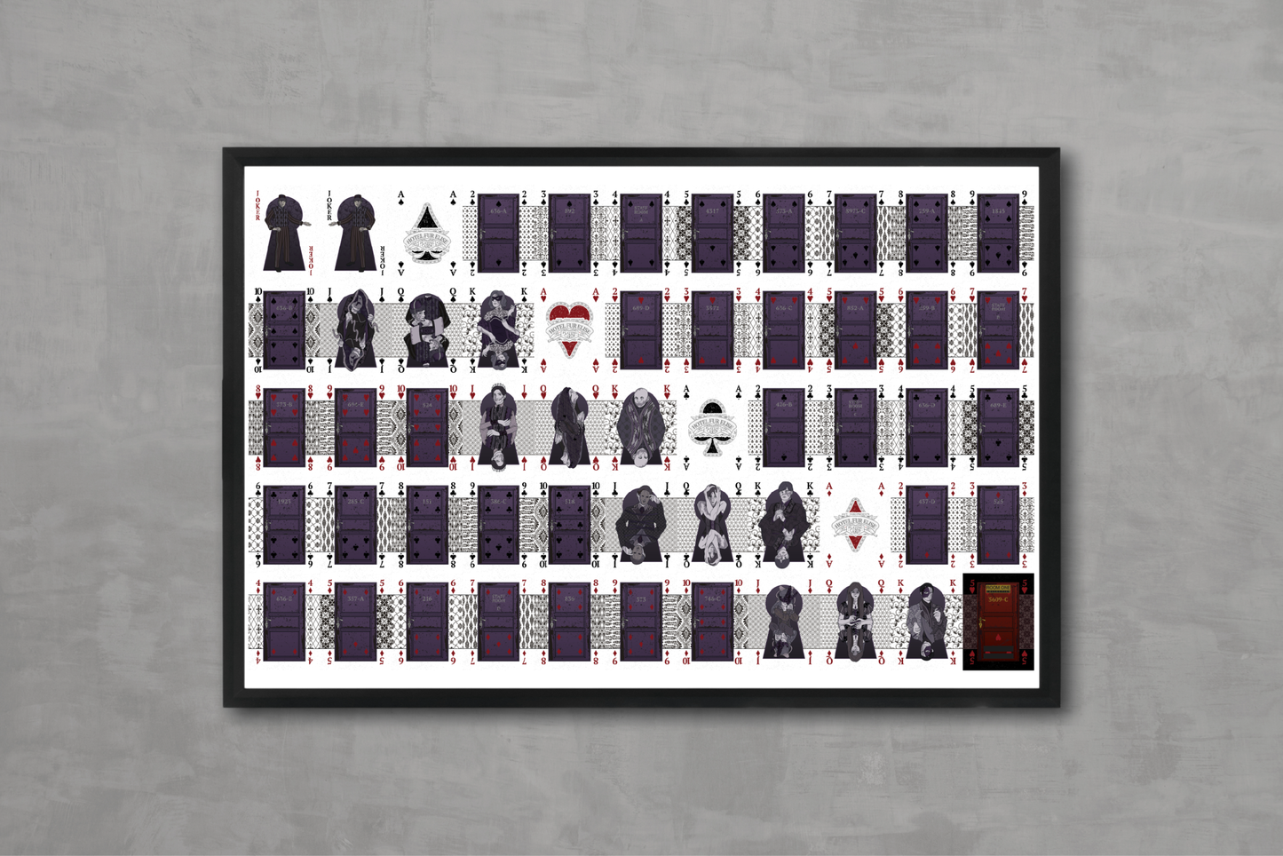 (PREORDER) Hotel Fur Elise Playing Cards - Uncut Sheet