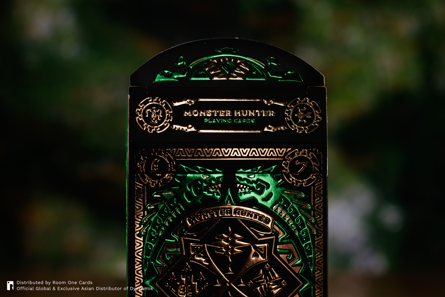 (BACKORDER) Monster Hunter Playing Cards - Collectors Edition Green