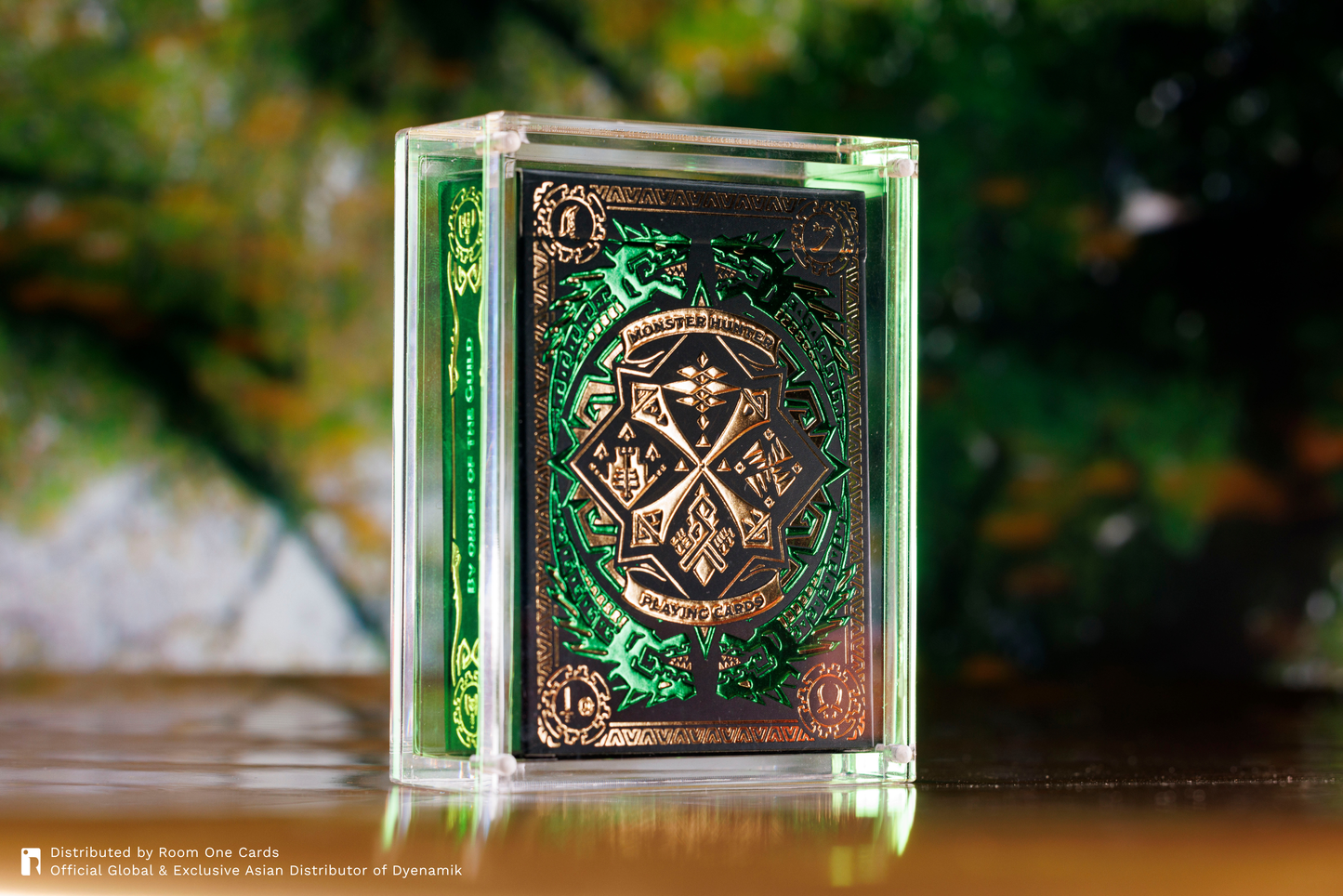 (BACKORDER) Monster Hunter Playing Cards - Collectors Edition Green