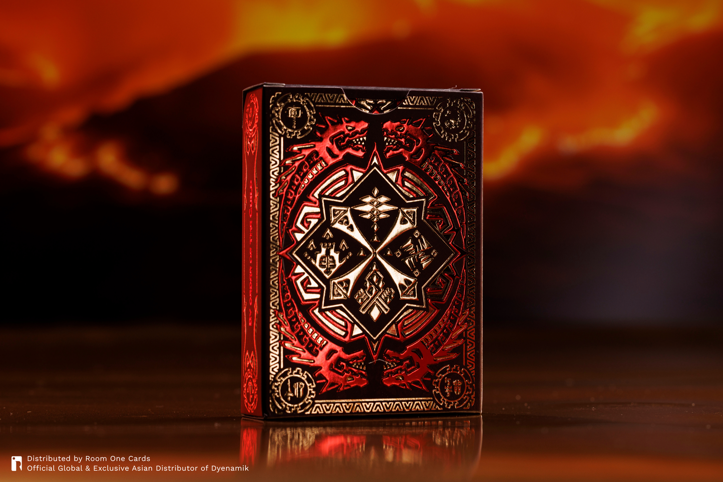 (BACKORDER) Monster Hunter Playing Cards - Collectors Edition Red