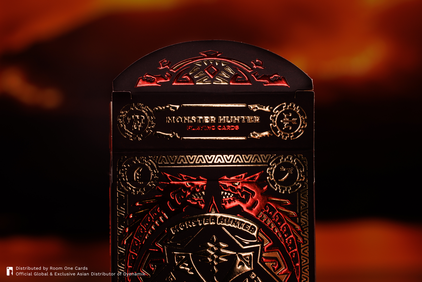 (BACKORDER) Monster Hunter Playing Cards - Collectors Edition Red