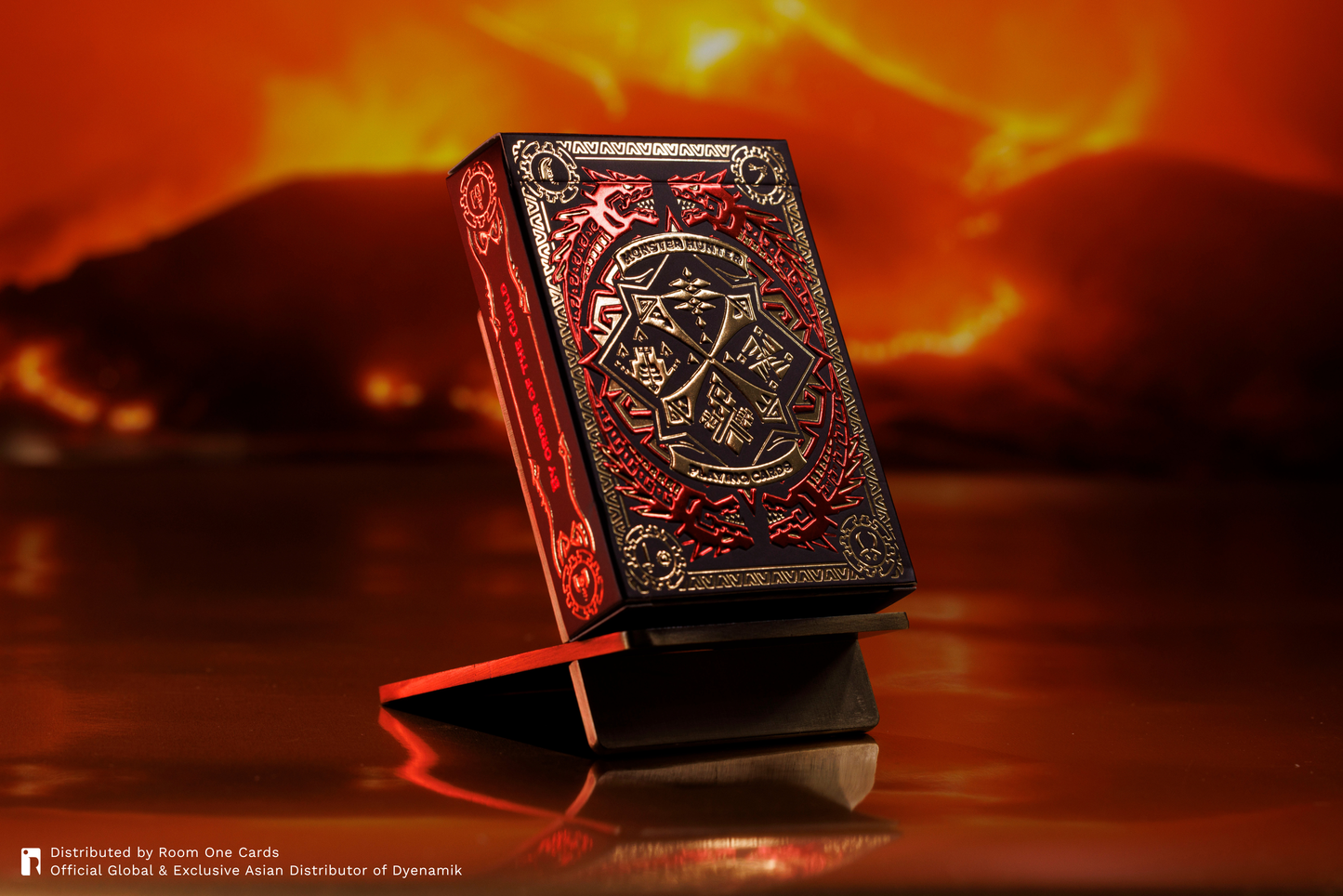 (BACKORDER) Monster Hunter Playing Cards - Collectors Edition Red