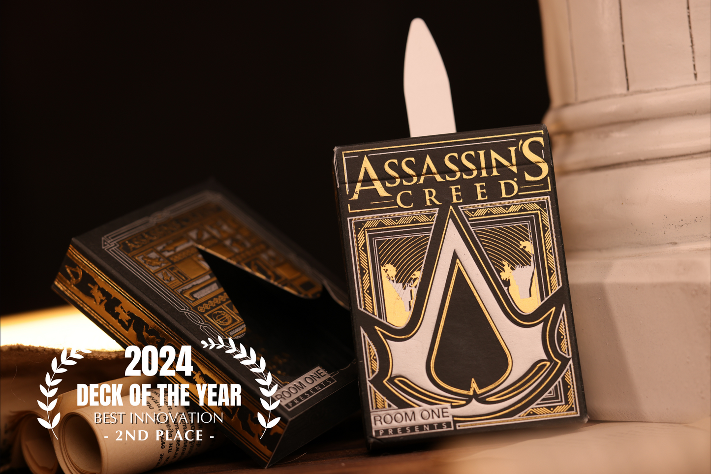 Officially Licensed Assassin's Creed Hidden Blade Black Edition Deck of Playing Cards