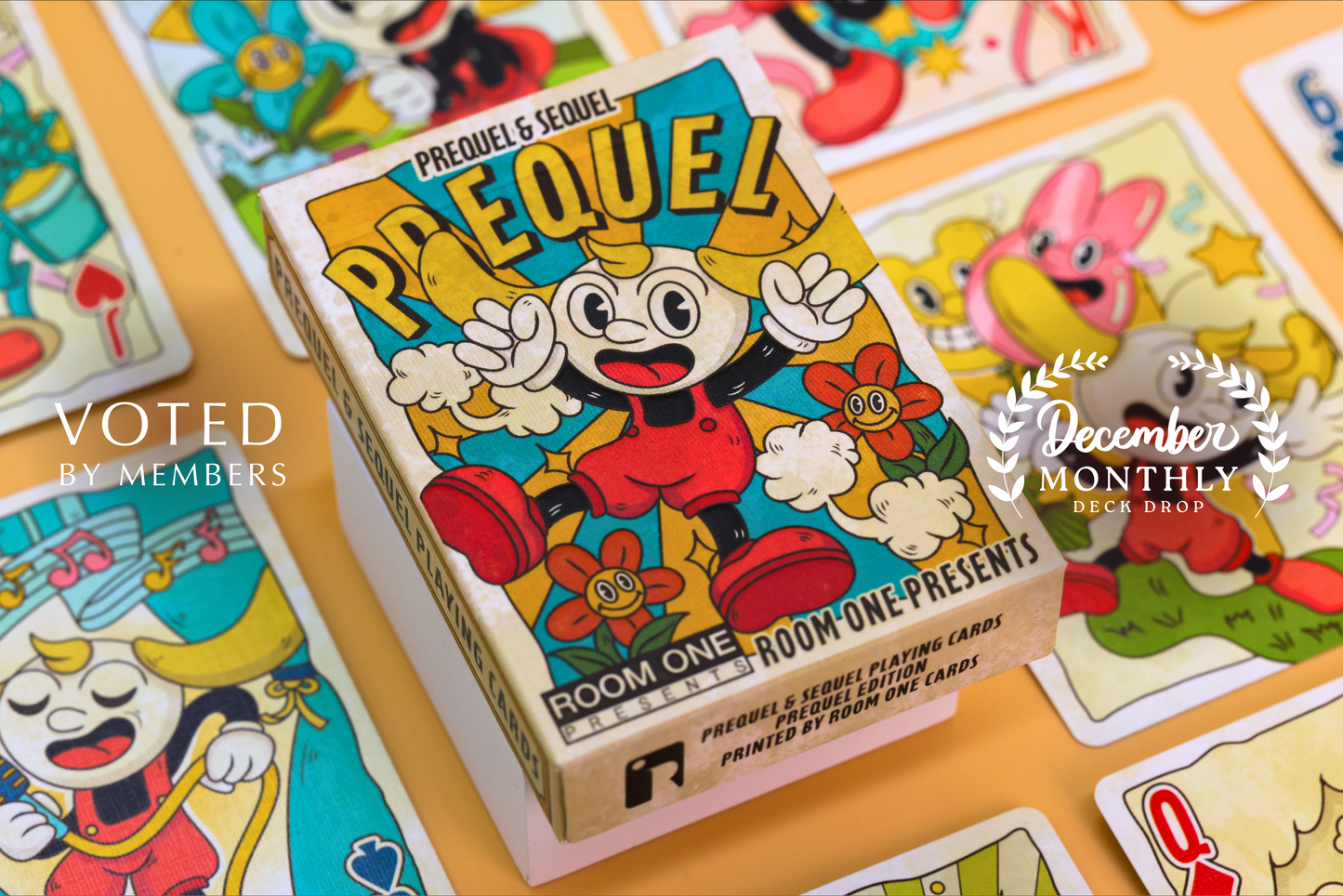 Prequel & Sequel Playing Cards - Prequel Gilded Edition (DEC Monthly Deck Drop 15% off)