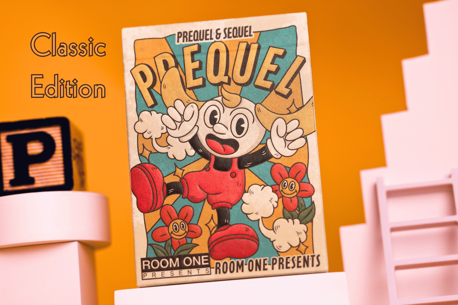 Classic Edition Prequel Playing Cards, featuring a cartoon character on a colorful background