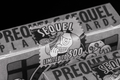 Close-up of a Sequel Gilded Edition Tuck Box Seal
