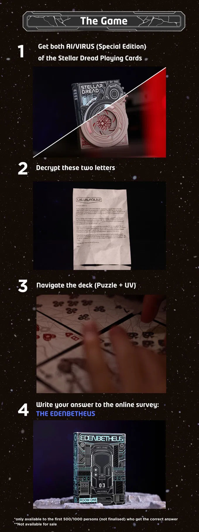 Stellar Dread Playing Cards | VIRUS Special Edition (NOV Monthly Deck Drop 15% off)