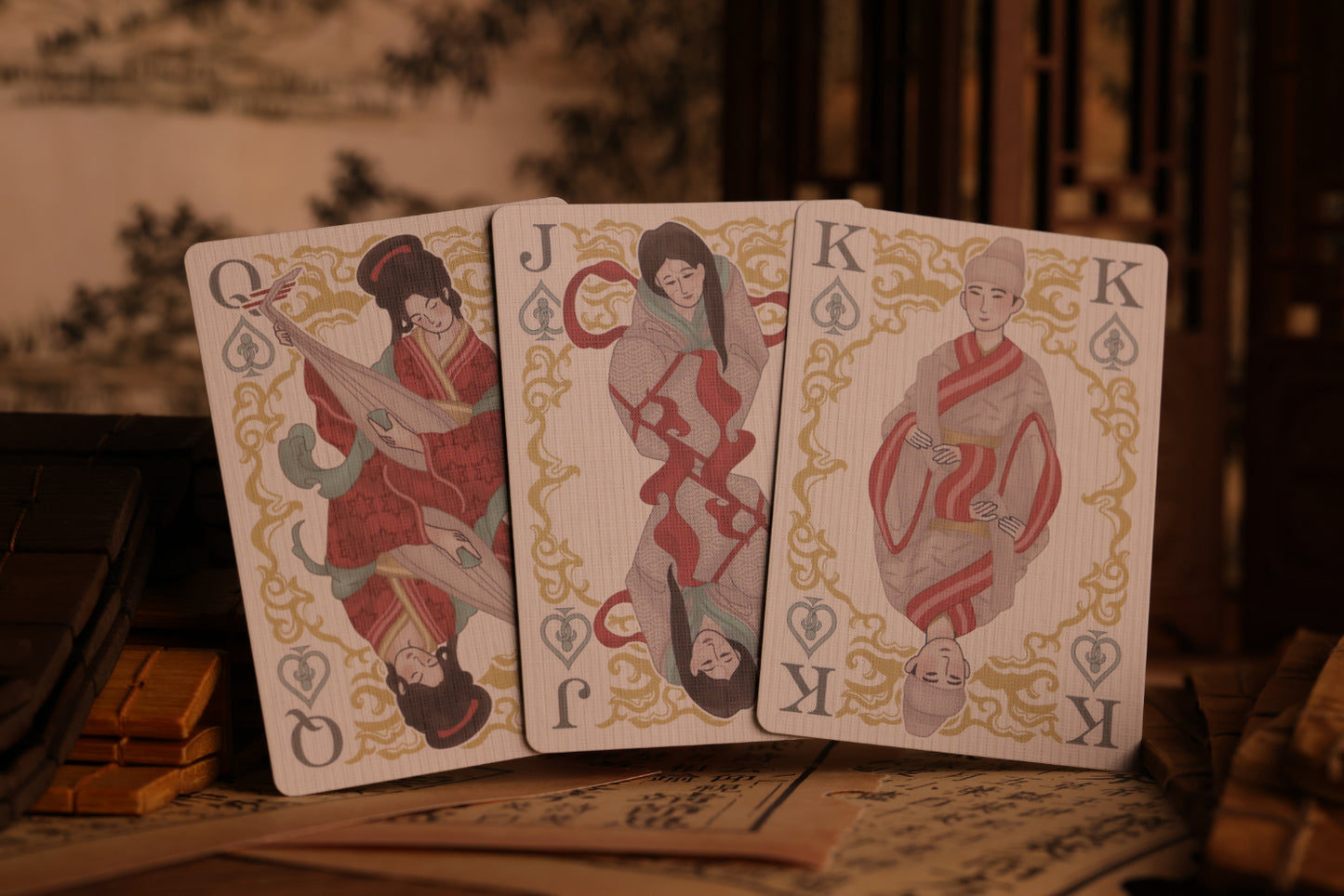 (PREORDER) Strange Tales From A Chinese Studio Playing Cards - Hupo Standard Edition