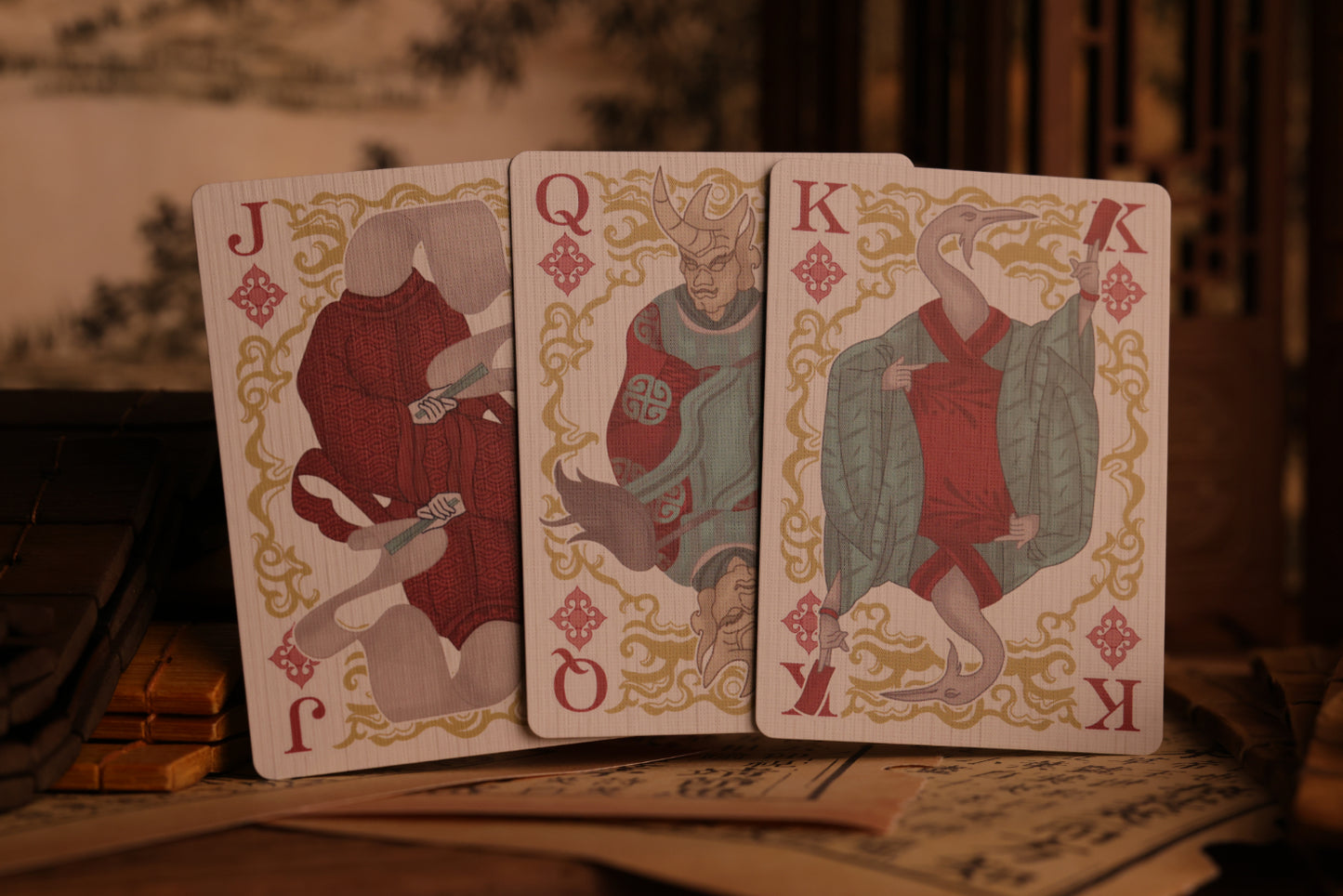 (PREORDER) Strange Tales From A Chinese Studio Playing Cards - Hupo Standard Edition