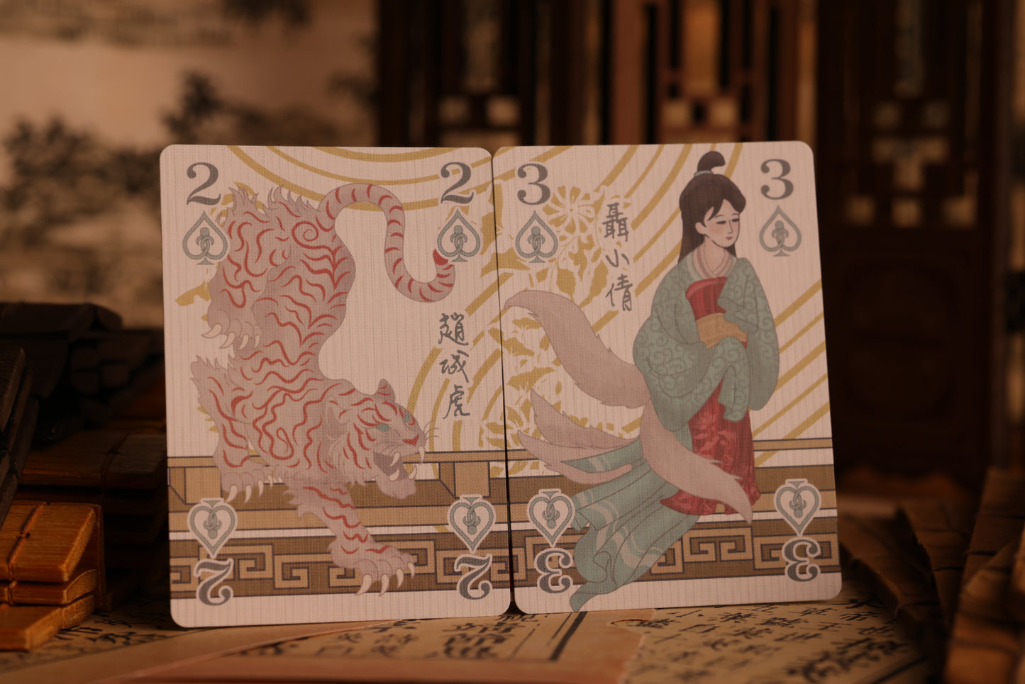(PREORDER) Strange Tales From A Chinese Studio Playing Cards - Hupo Standard Edition