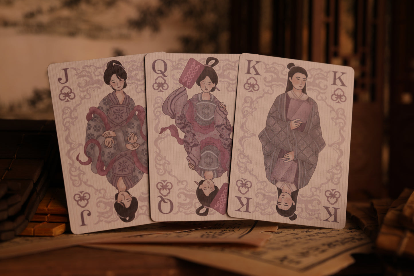 (PREORDER) Strange Tales from A Chinese Studio Playing Cards - Gaoyu Standard Edition