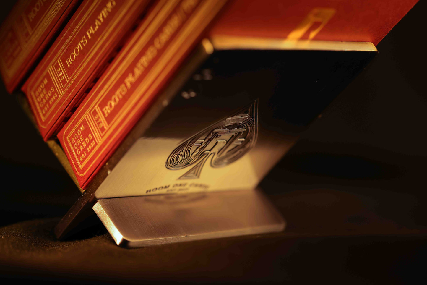 Red Roots Playing Cards - Display Set