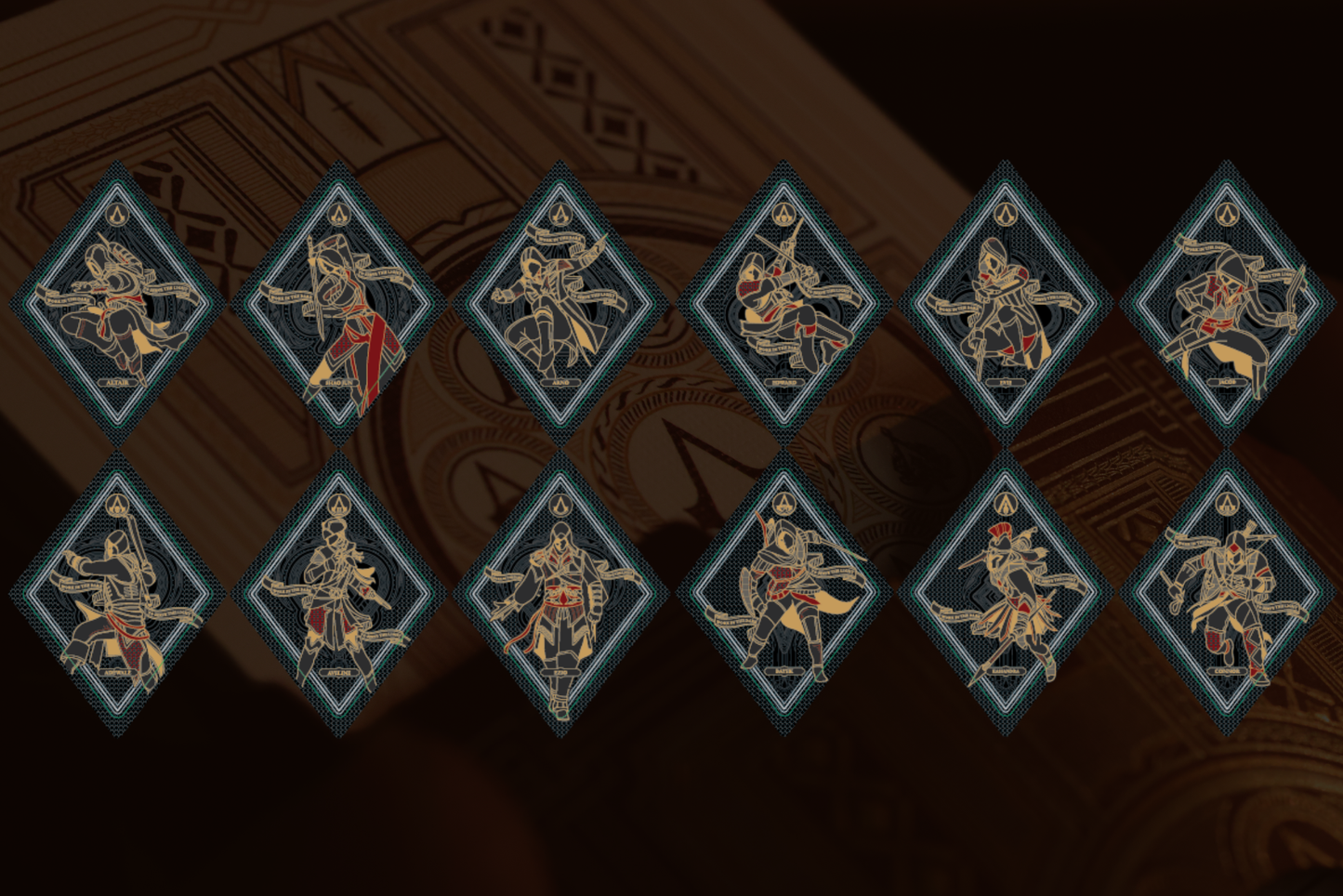 Assassin's Creed Legacy Ver. II Playing Cards - Assassin Sticker Set