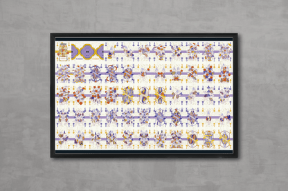 Kamiarizuki Playing Cards - Uncut Sheet