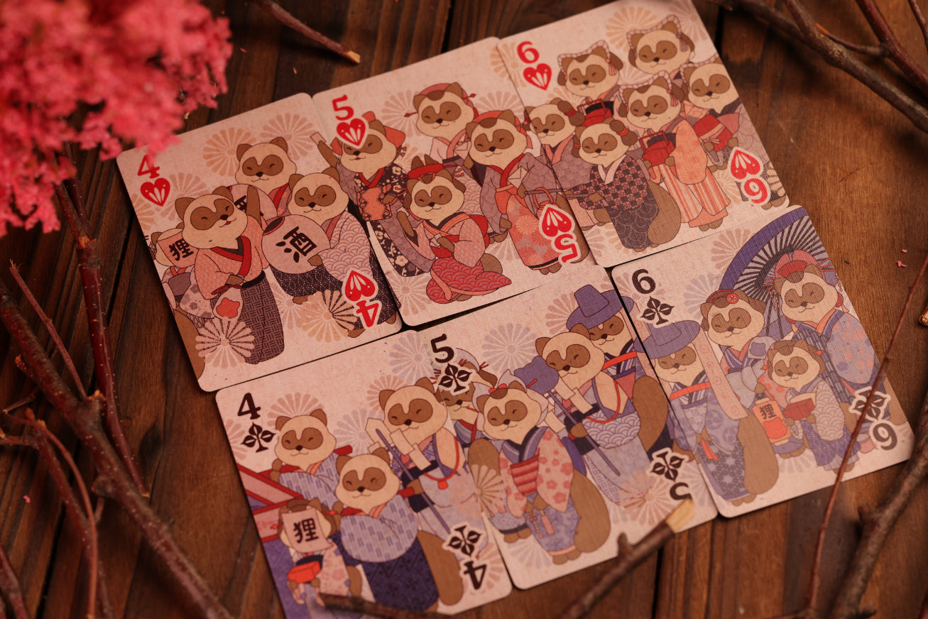 Oiran-Dochu Edition Number Cards