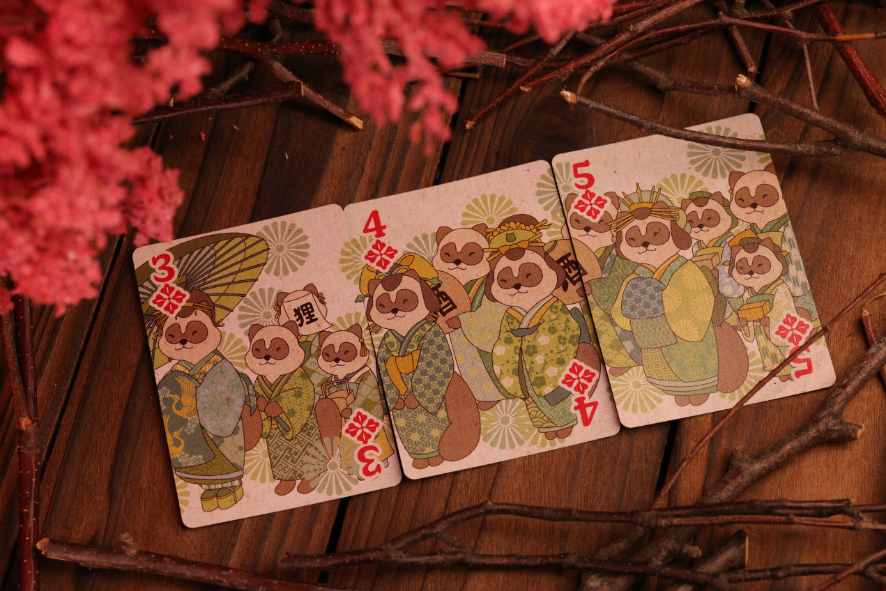 Oiran-Dochu Edition Number Cards