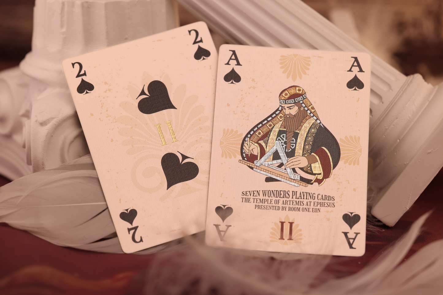 (PREORDER) The Temple of Artemis at Ephesus Playing Cards - Half Brick Set