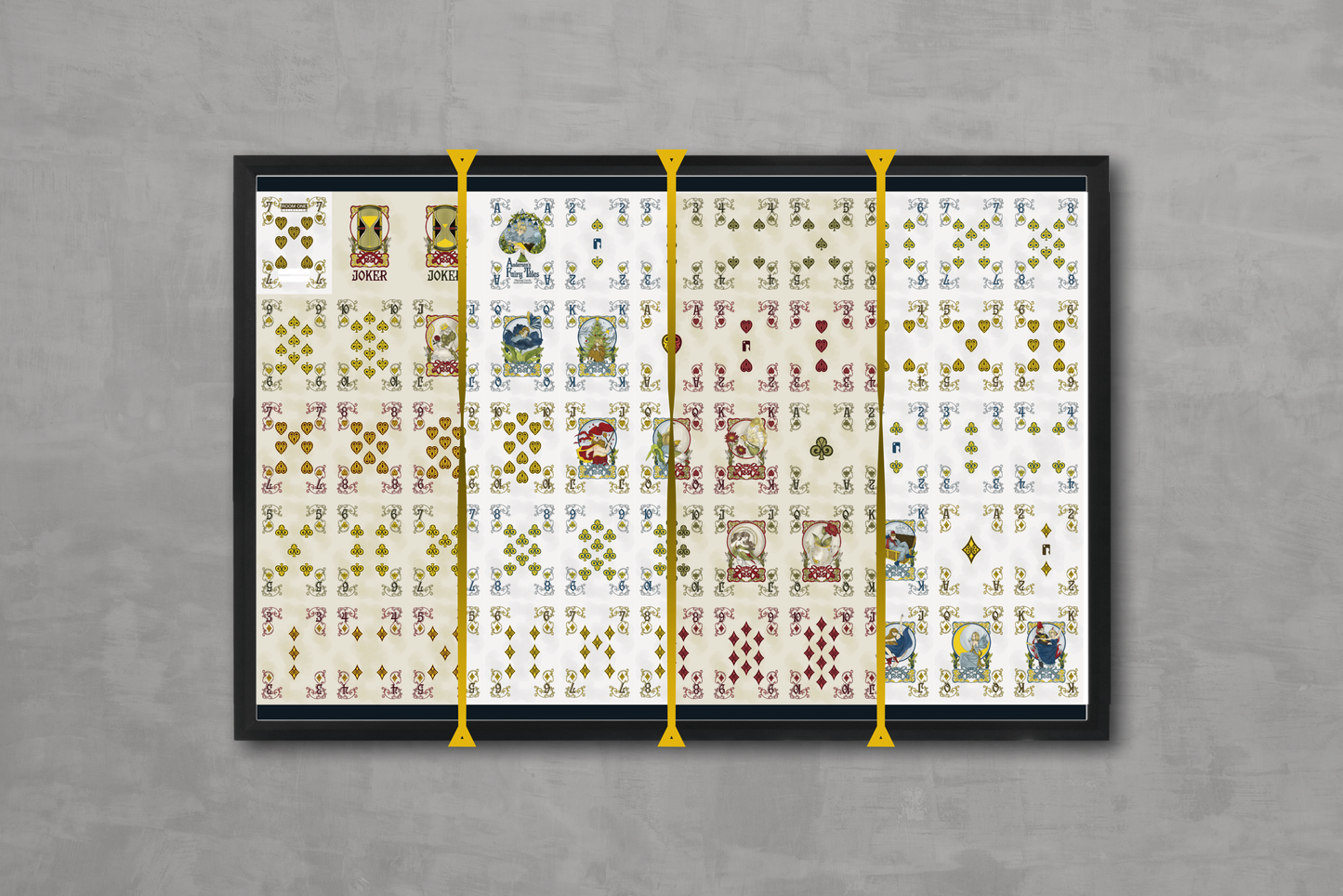 Andersen's Fairy Tales Playing Cards - Uncut Sheet
