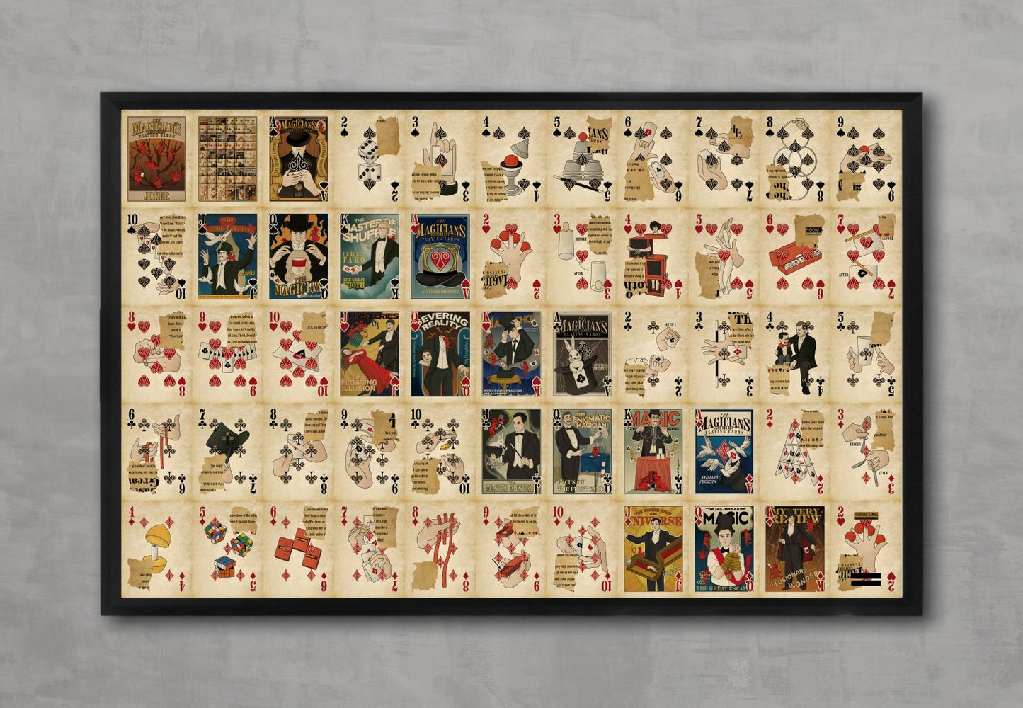 (PREORDER) The Magician's Last Secret Playing Cards - Uncut Sheet