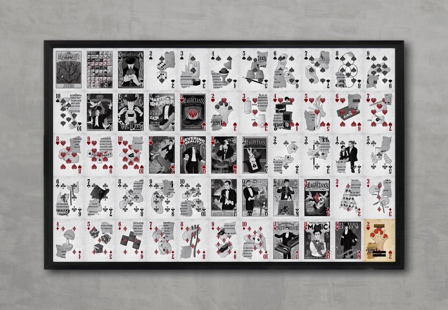 (PREORDER) The Magician's Last Secret Playing Cards - Uncut Sheet