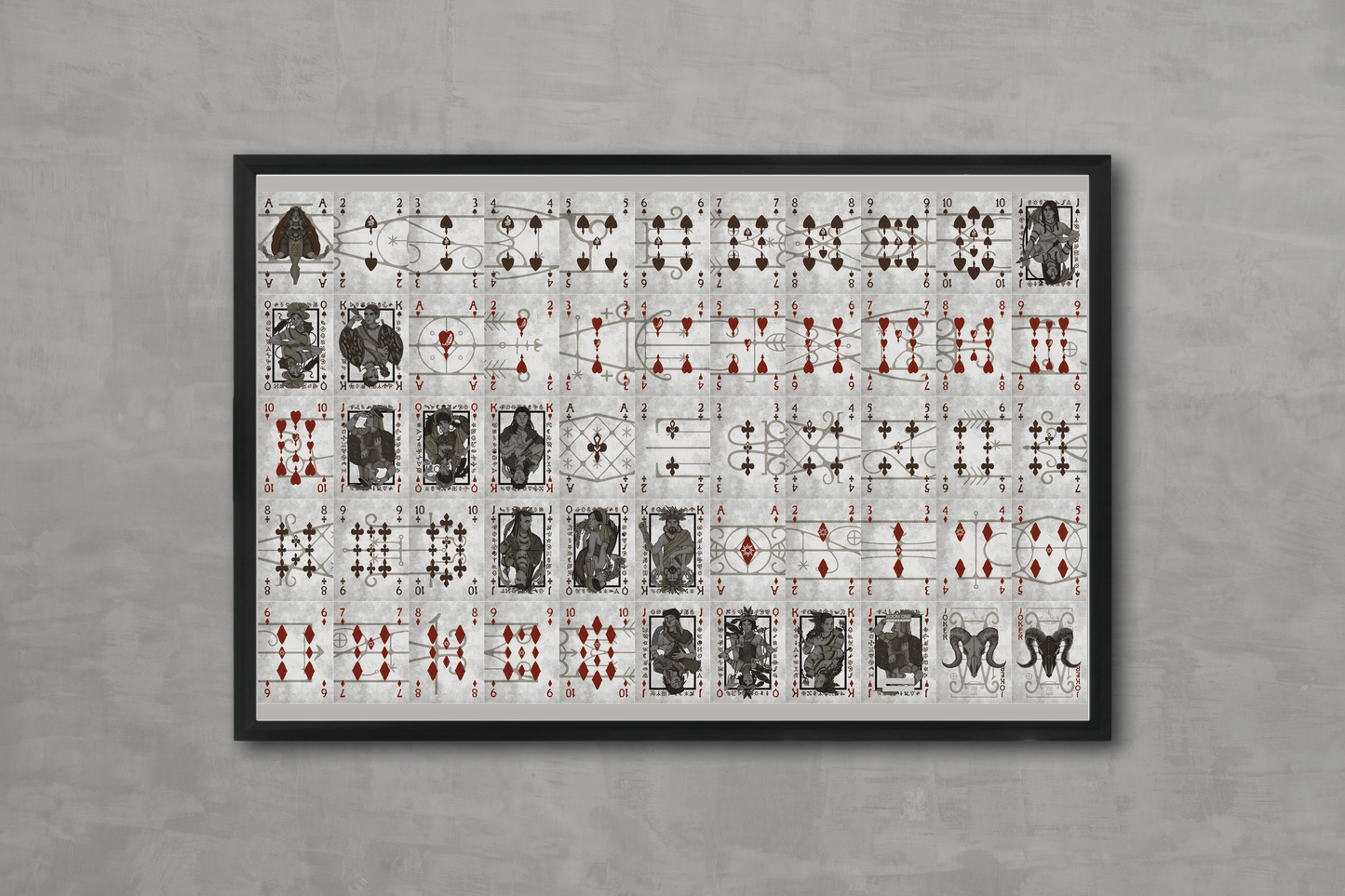 (PREORDER) Voodoo Playing Cards - Uncut Sheet