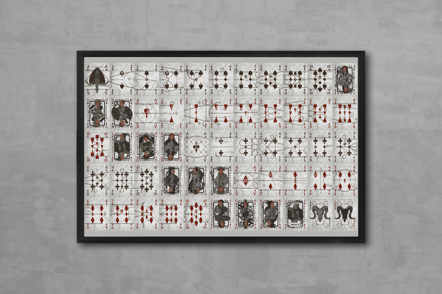 (PREORDER) Voodoo Playing Cards - Uncut Sheet