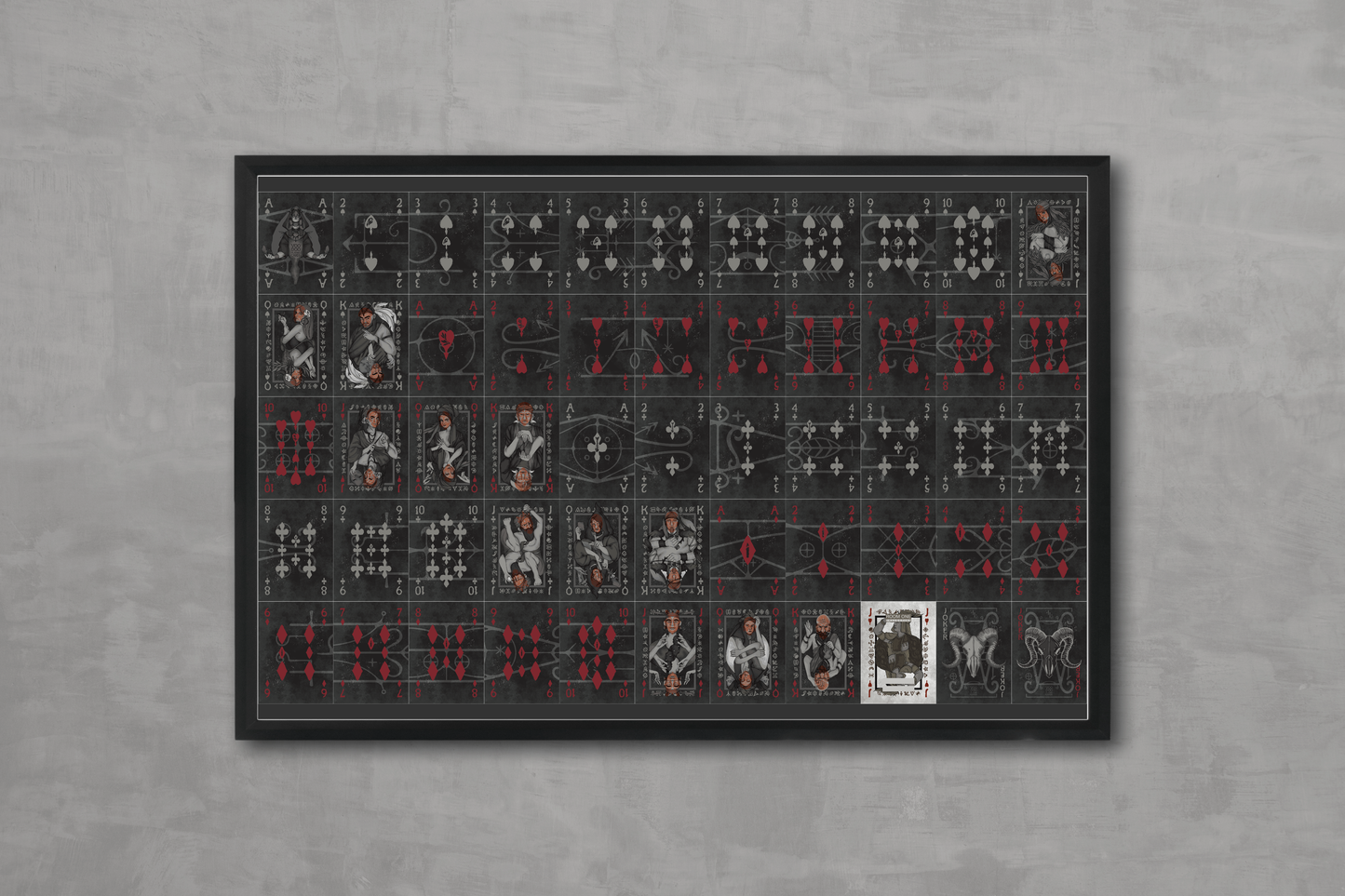 (PREORDER) Voodoo Playing Cards - Uncut Sheet