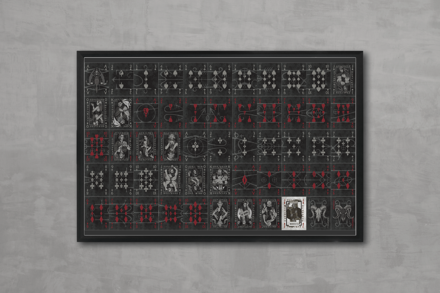 (PREORDER) Voodoo Playing Cards - Uncut Sheet