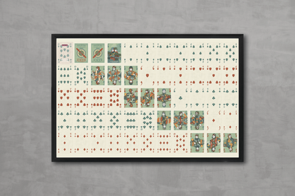Wright Brothers Playing Cards - Uncut Sheet