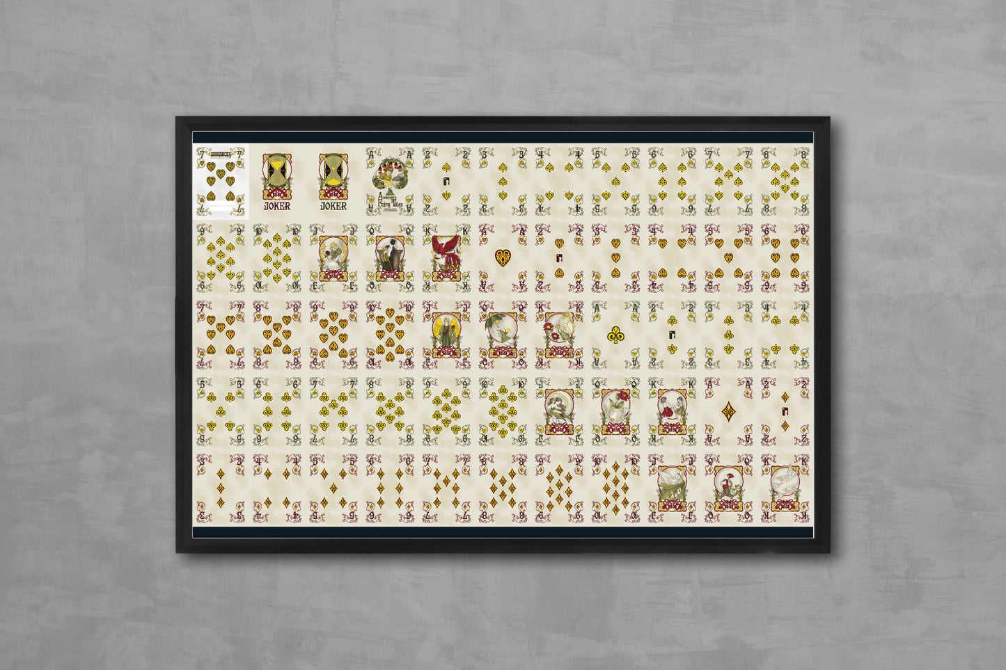 Andersen's Fairy Tales Playing Cards - Uncut Sheet