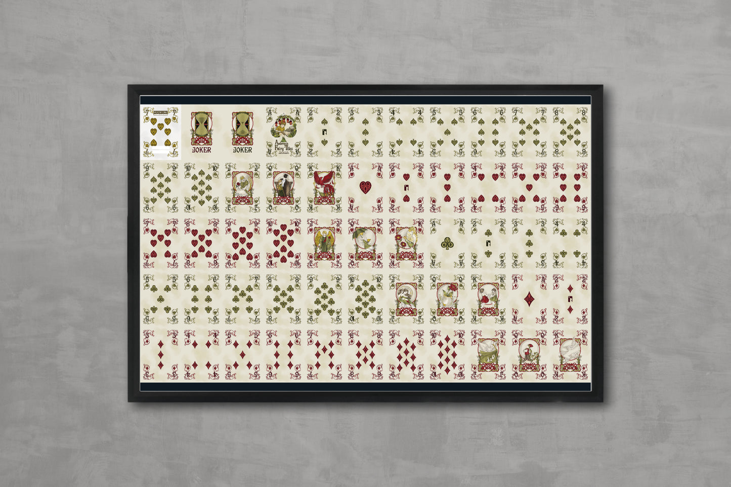 Andersen's Fairy Tales Playing Cards - Uncut Sheet