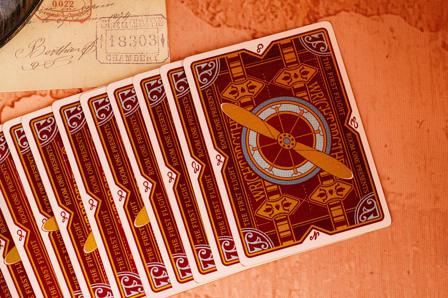 Wright Brothers Playing Cards - HALF-BRICK SET