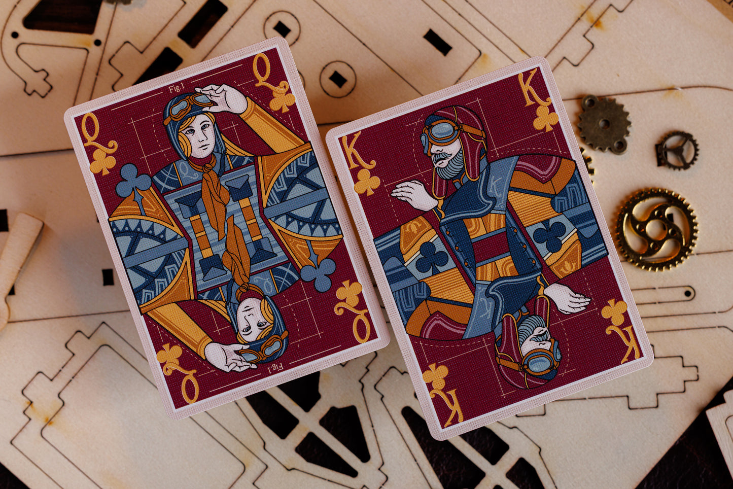Wright Brothers Playing Cards - HALF-BRICK SET