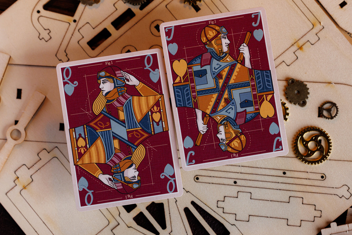 Wright Brothers Playing Cards - HALF-BRICK SET