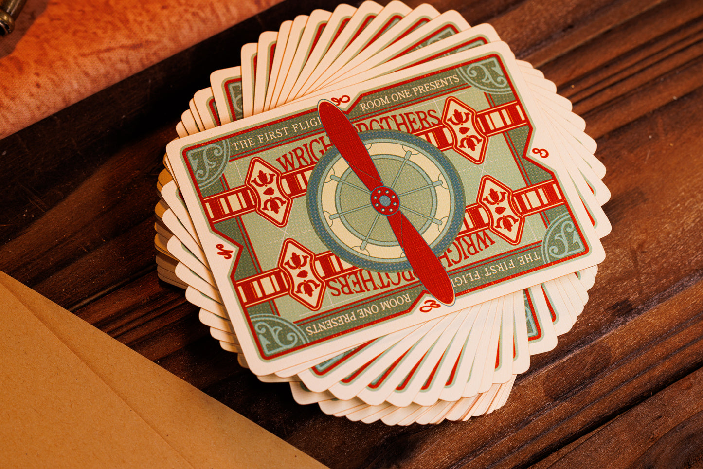 Wright Brothers Playing Cards - HALF-BRICK SET