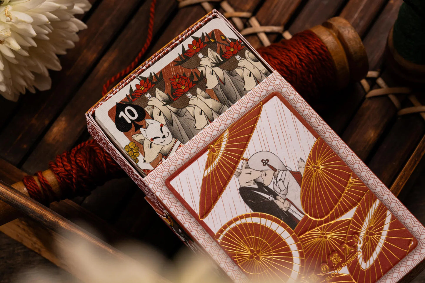 The Fox's Wedding Playing Cards | SHINTO Edition (Vanishing Box)