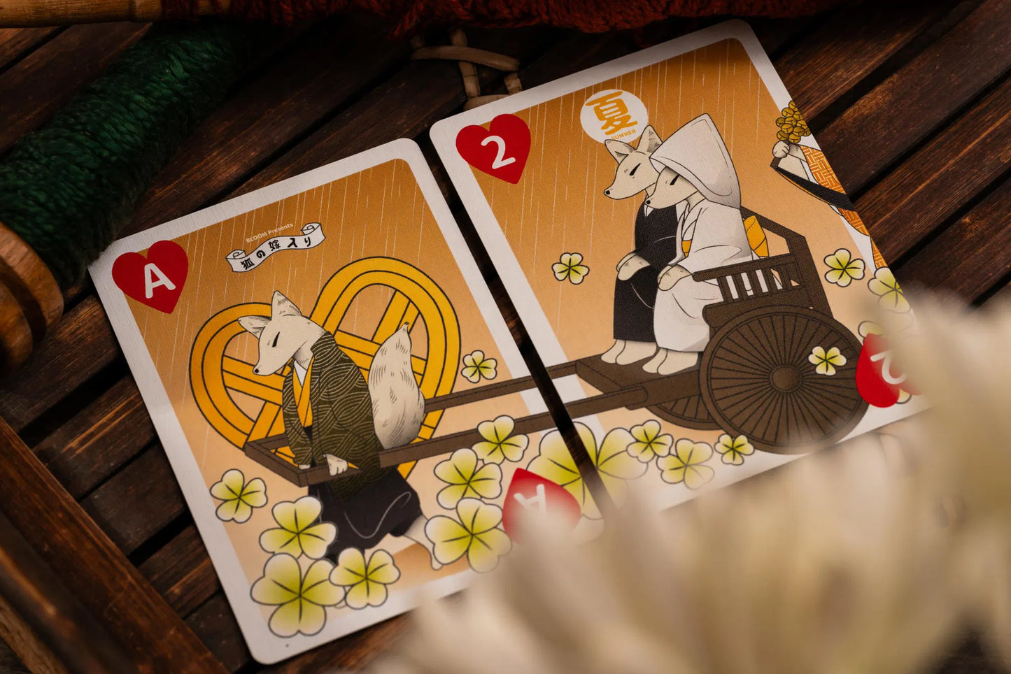 The Fox's Wedding Playing Cards | SHINTO Edition (Vanishing Box)