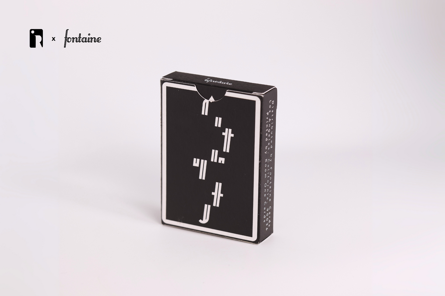 Black Glitch Playing Cards - Room One X Fontaine ACC 2025