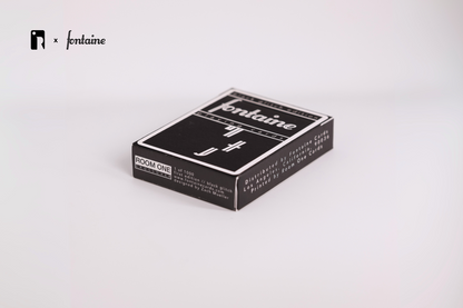 Black Glitch Playing Cards - Room One X Fontaine ACC 2025