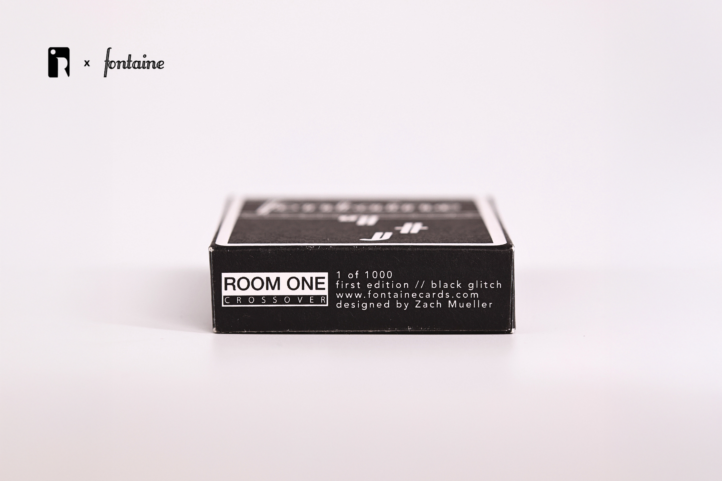 Black Glitch Playing Cards - Room One X Fontaine ACC 2025