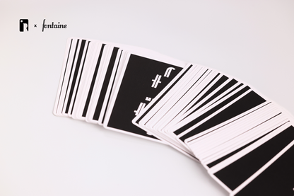 Black Glitch Playing Cards - Room One X Fontaine ACC 2025