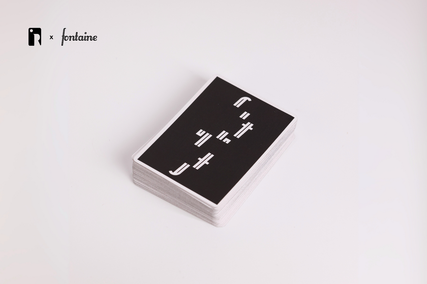 Black Glitch Playing Cards - Room One X Fontaine ACC 2025
