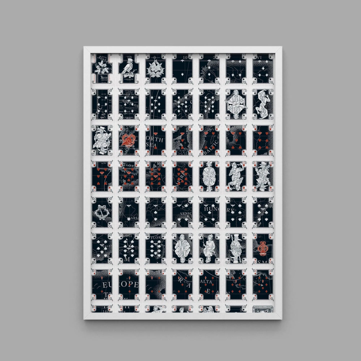 PLAGUE DOCTOR PLAYING CARDS | Uncut Sheet VEIL EDITION