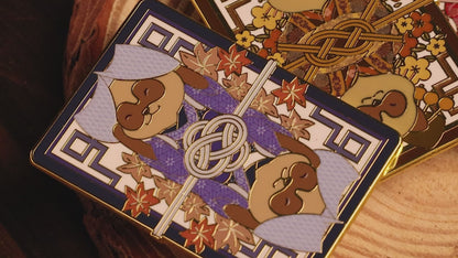 Tanuki Yukaku Playing Cards | 4 Pin Set